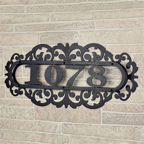 black metal house number plaque|house number plaques b&q.